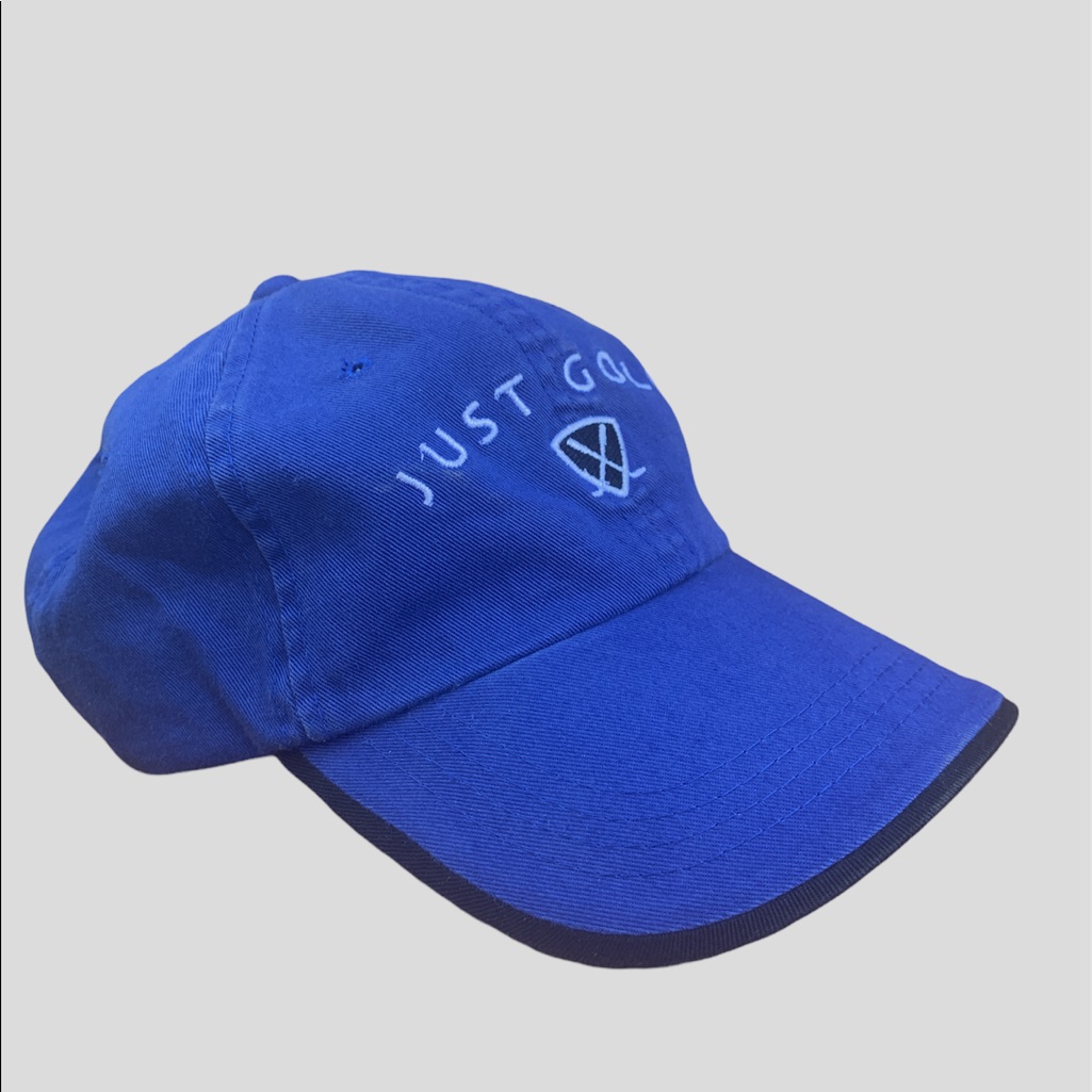 Navy Blue Mens Just Golf HatCap